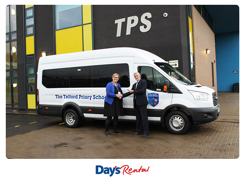 Image for Telford Priory School Collect New Minibus Image for Telford Priory School Collect New Minibus