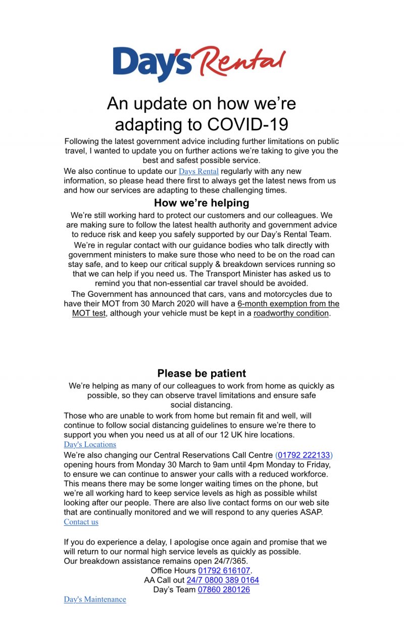 Image for Covid 19 Updates